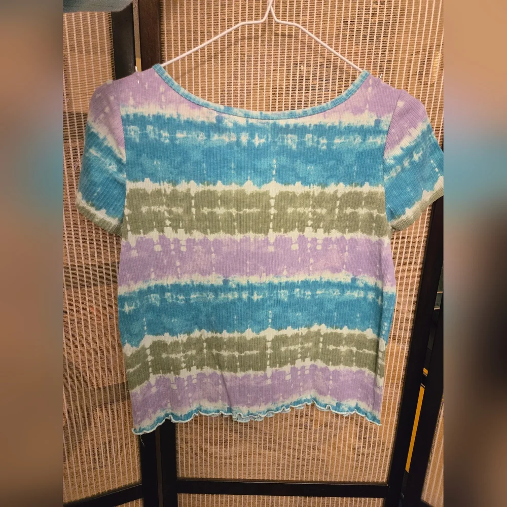 SO Multicolor Striped Ribbed Top - Picture 6 of 6